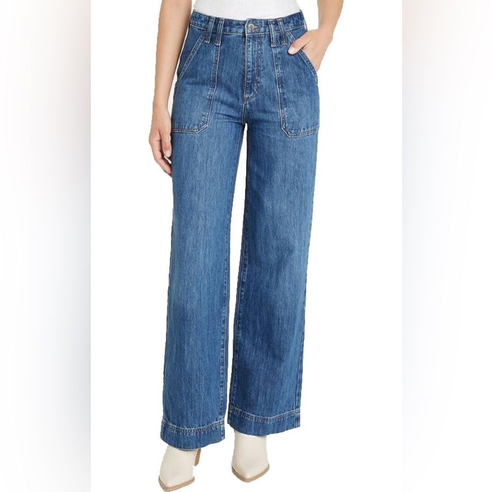 Universal Thread Blue Flare & Wide Leg Jeans Sz 16R